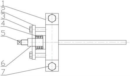 一种辊压机侧挡板自动调节的限位顶紧装置的制作方法