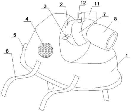 一种氧气面罩的制作方法