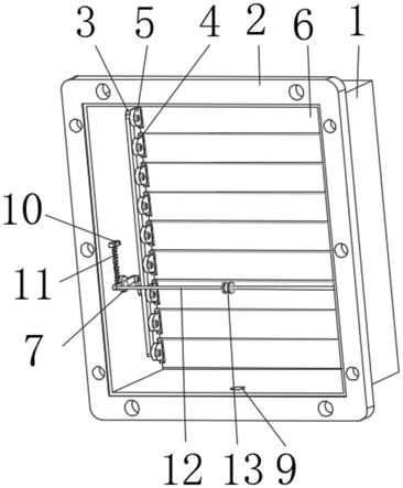 一种带通风调节功能的电磁屏蔽窗的制作方法