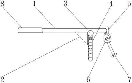 一种用于开井盖子的多功能省力工具的制作方法