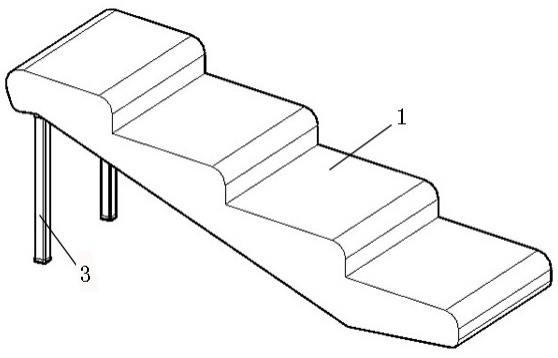 一种折叠式宠物阶梯的制作方法