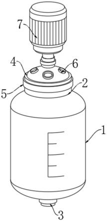 一种化学产品加工用玻璃反应釜的制作方法