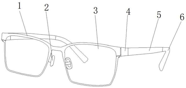 一种耐磨损效果好的眼镜架的制作方法