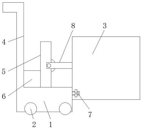 一种建筑施工用废料分类堆积装置的制作方法