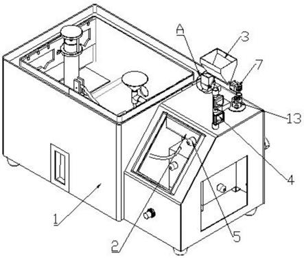一种自动计量配制试药的盐雾机的制作方法