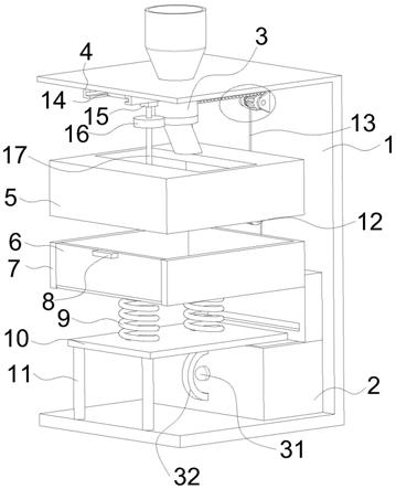 一种建筑施工用自动筛沙机构的制作方法