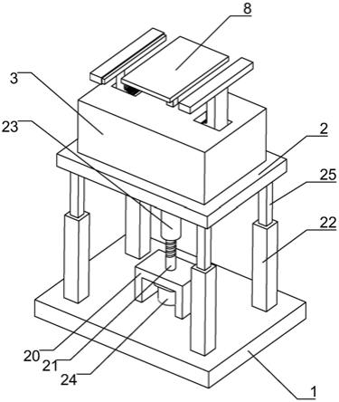 一种丝网印刷机用承物板支撑装置的制作方法