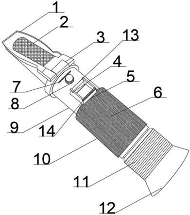 一种新型用于助剂浓度检测的糖度仪的制作方法