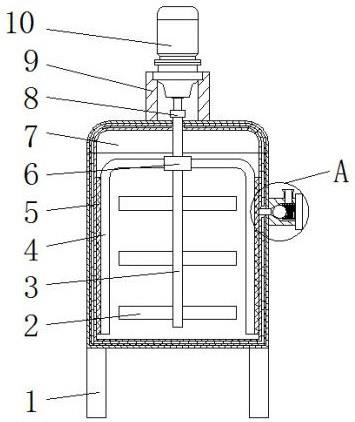 一种具有气压过载保护结构的反应釜电磁节能加热器的制作方法