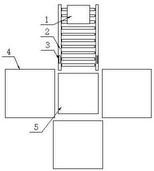 计数翻板切换式堆箱平台的制作方法
