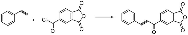 一种制备4-(1-酮-2-炔苯丙烷)苯酐的方法与流程