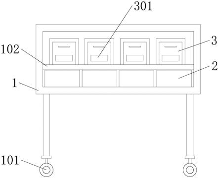 一种畜牧兽医基础研究用实验器材存放装置