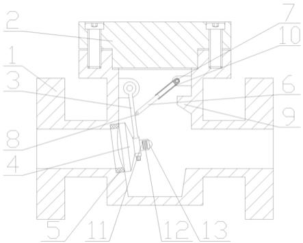 一种具有缓闭功能的无死角止回阀的制作方法