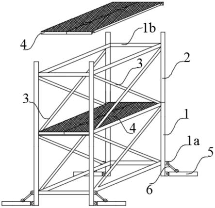 一种多功能建筑脚手架的制作方法