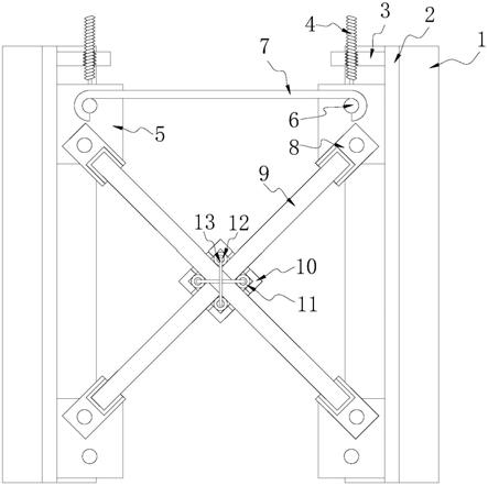 一种建筑钢结构支撑结构的制作方法