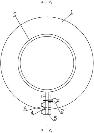 燃气仪表对接法兰防护套的制作方法