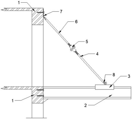 一种建筑外墙可调式悬挑式承重装置的制作方法