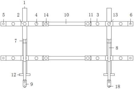 一种房建工程用模板连接架的制作方法