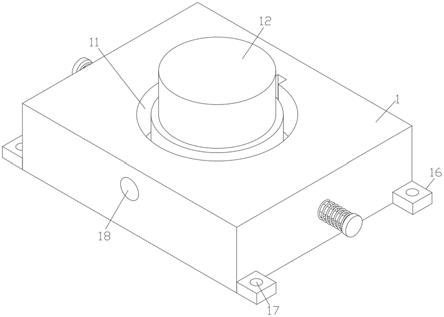 圆盘秤传感器固定模块的制作方法