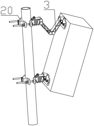 一种可调角度的多功能AAU天线通用支架的制作方法