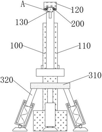 一种海洋工程用具有辅助安装机构的起重机的制作方法