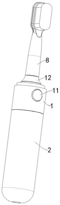 一种小体积、可消毒的电动牙刷的制作方法