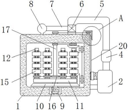 内置全面烘干结构的砂轮生产烘干机的制作方法