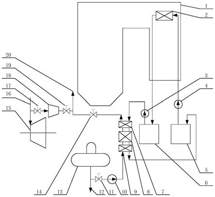 一种锅炉与熔盐储能联合的工业供汽系统的制作方法