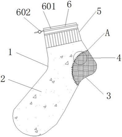 一种舒适度高的袜子的制作方法