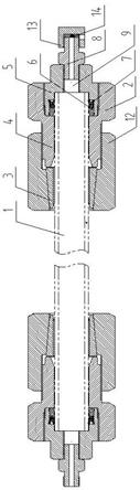 一种小直径钢管水压试验用外抱外封式密封头装置的制作方法