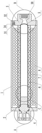 一种顶棚柱状混合式安全气囊气体发生器的制作方法