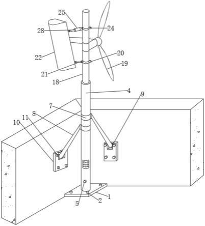 一种建筑通信网络信号覆盖天线固定架的制作方法