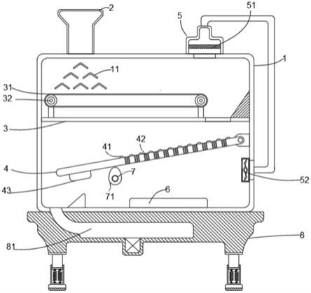 一种植物猫砂生产用微波烘干机的制作方法