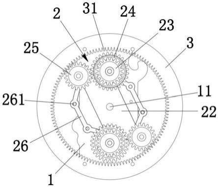 一种具有旋转图案的钟表的制作方法