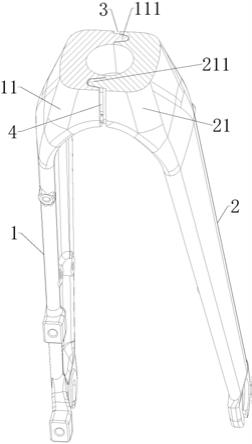 自行车前叉配合结构的制作方法