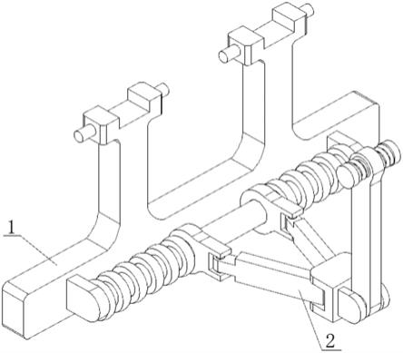 一种内置抗弯机构的铝合金复合防护栏的制作方法