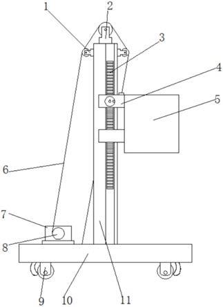 一种可移动建筑施工平台的制作方法