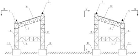 一种大跨度预应力桁架拉索安装施工装置的制作方法