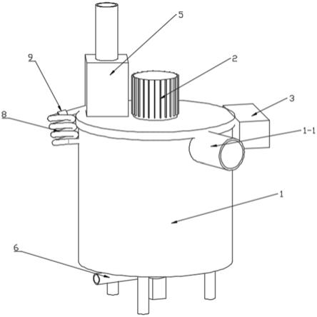 一种在聚合硫酸铁生产过程中用的搅拌桶的制作方法