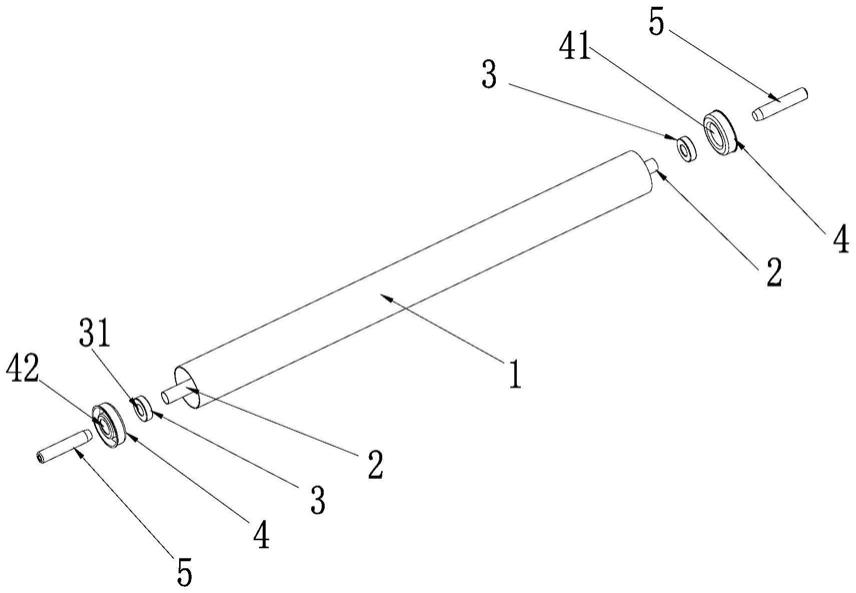 空芯轴滚筒的制作方法