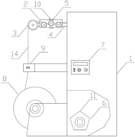 一种改进电线编织机张力控制装置的制作方法