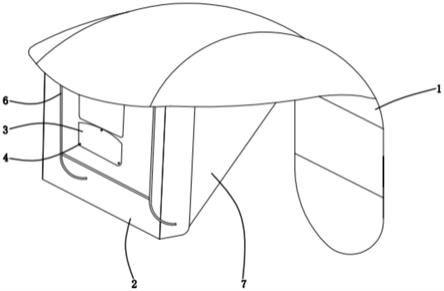 一种挡风板与电动车遮阳罩的连接结构的制作方法