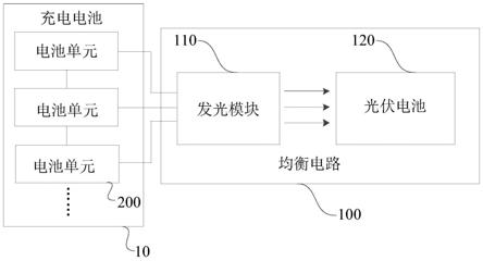 一种用于充电电池的均衡电路、充电电池系统和电动车辆的制作方法