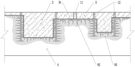 一种纵连板式无砟轨道台后锚固结构的加固方法与流程