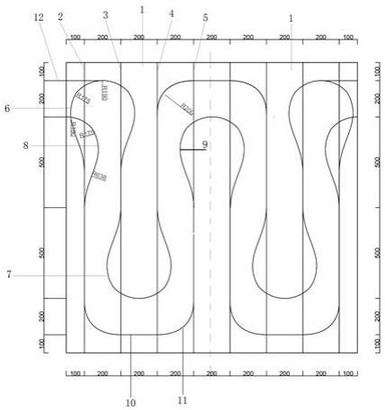 一种预制沟槽地暖模块的制作方法