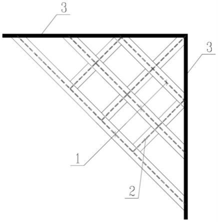 具体涉及一种基坑支护领域的新型钢角撑结构