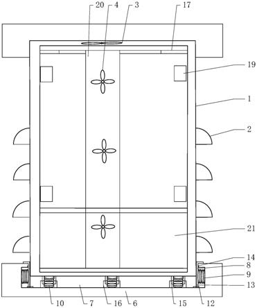 一种防震干燥型低压配电柜设备的制作方法
