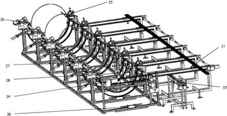 智能整体滚笼链条承托式钢筋笼骨架焊接机器人的制作方法