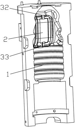 一种带有卡槽位容器的吹塑成型模具结构的制作方法