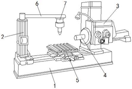 一种齿轮箱加工用可卧式镗孔和立式钻孔的转化装置的制作方法